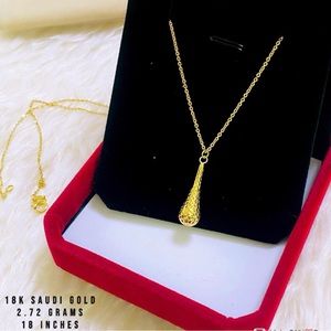 Real 18k Saudi gold necklace